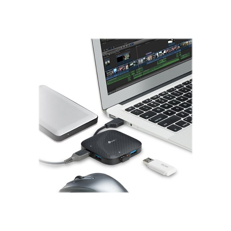 4 ports USB 3.0 portable no power adapter needed