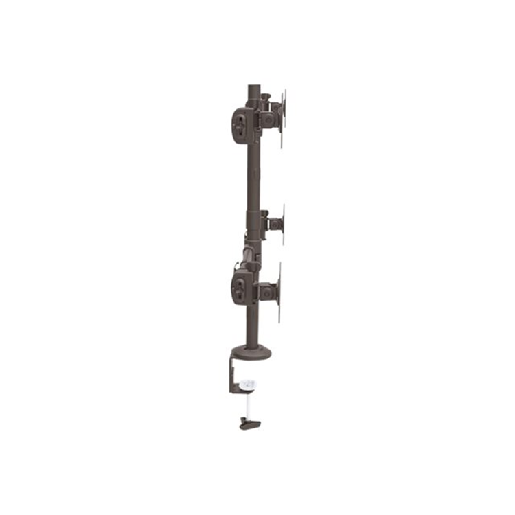 Desk Mount Quad Monitor Arm - Steel