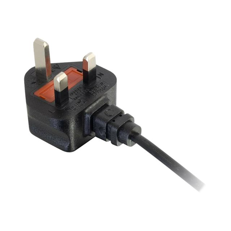Cbl/3m BS 1363 to 2x C13 Y-Cable
