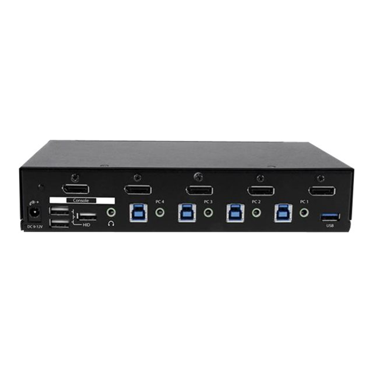 4-Port DisplayPort KVM - USB 3.0 - 4K