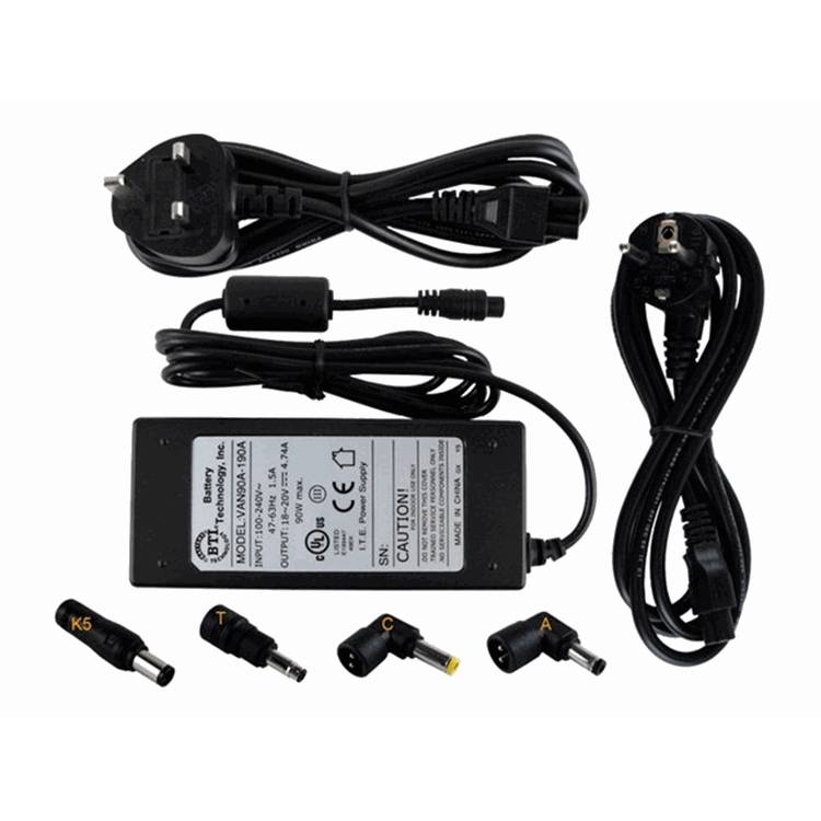 BTI AC ADAPTER HP 19V 90W UNIVERSAL MULT