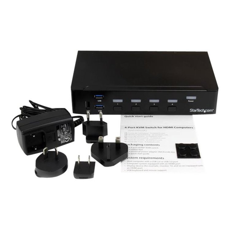 4-Port HDMI KVM Switch - USB 3.0 - 1080p 4-Port HDMI KVM Switch - USB 3.0 - 1080p