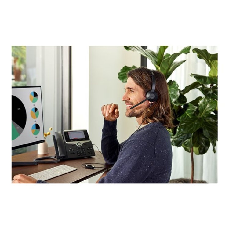 Headset 321 Wired Single Carbon Black Headset 321 Wired Single Carbon Black