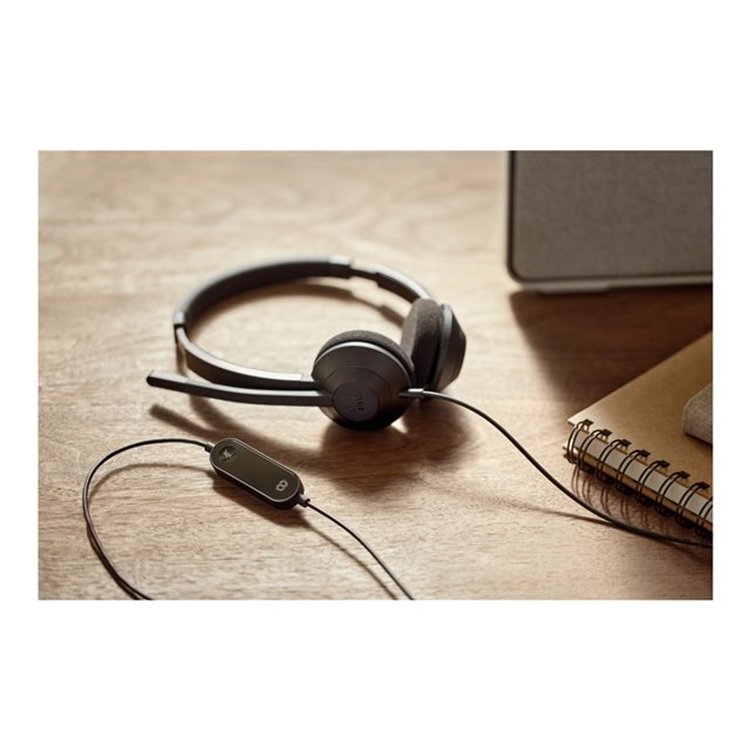 Headset 322 Wired Dual Carbon Black USB- Headset 322 Wired Dual Carbon Black USB-