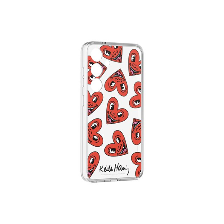 Samsung S24 KH Heart Plate Red