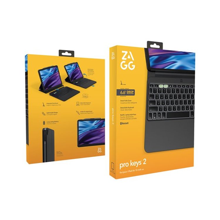 ZAGG KB ProKey 2 iPad Air 13 M2 Bl Germa ZAGG KB ProKey 2 iPad Air 13 M2 Bl Germa