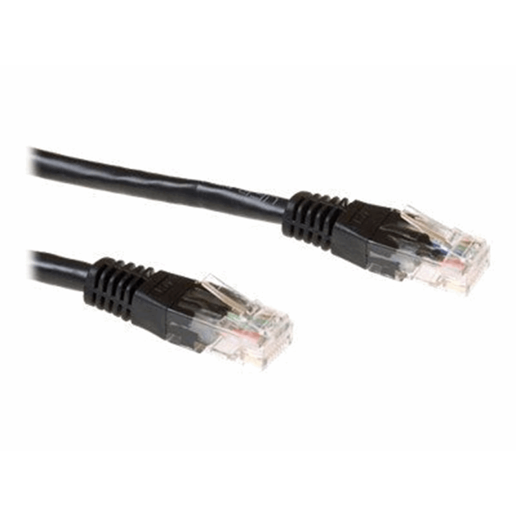 Ib2903 utp cat6a snagl black 3.00m. Eenh. 1 stk