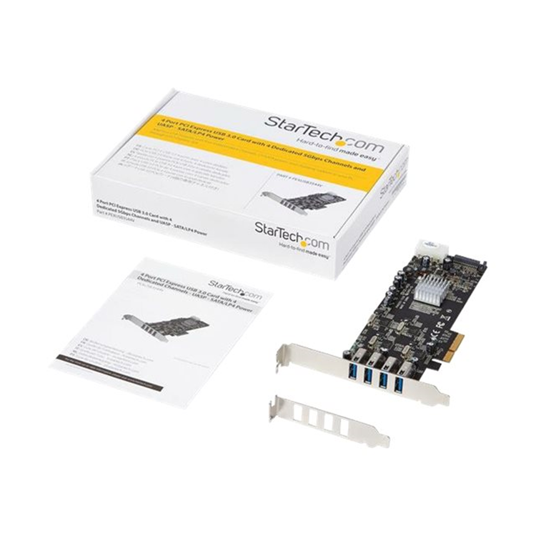 4 Port Quad Bus PCIe USB 3.0 Adapter Car