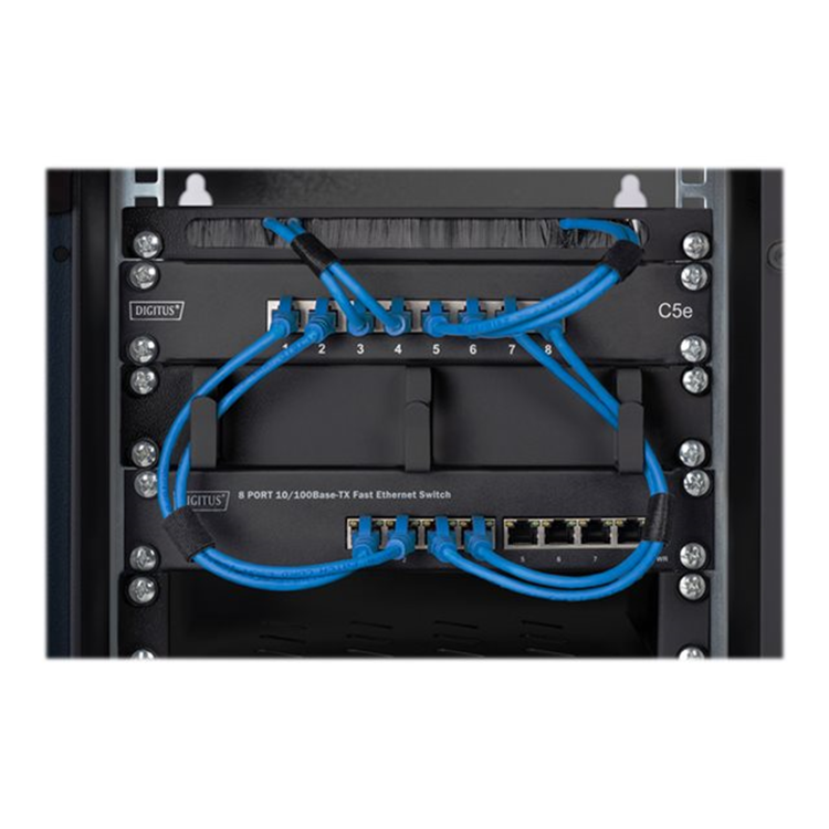 254 mm (10in) 1U fixed shelf 44x254x150