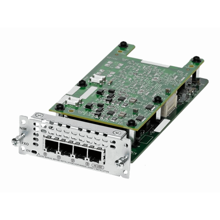 4-port Network Interface Module FXO