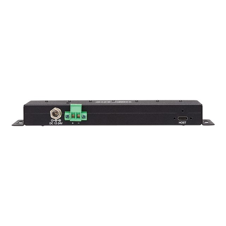 Industrial 7-Port USB-C Hub Gen2 10G 4xUSB-A and 3x USB-C Ports W 15Kv ESD Immunity 2Kv Surge Industrial 7-Port USB-C Hub Gen2 10G 4xUSB-A and 3x USB-C Ports W 15Kv ESD Immunity 2Kv Surge