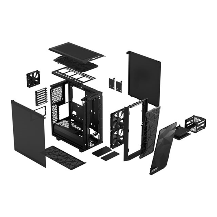 CAS Meshify 2 Compact Black TG Dark Tint