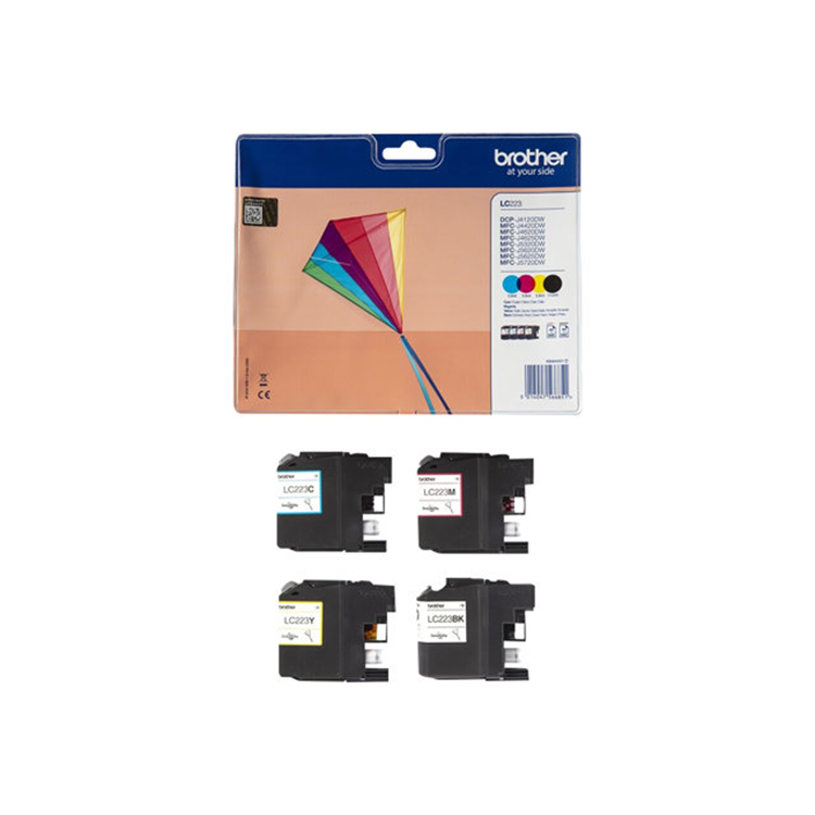 LC-223 Value Blister - Contains 1BK+1C+1M+1Y LC-223 Value Blister - Contains 1BK+1C+1M+1Y