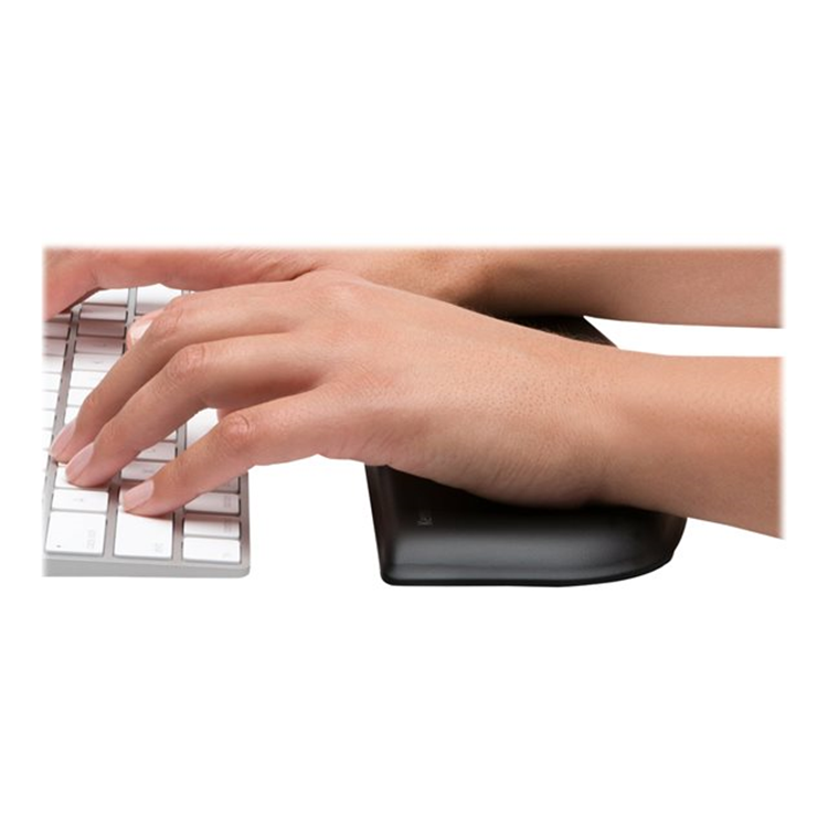 ErgoSoft Wrist Rest Flat Cmpct Kybrd Blk