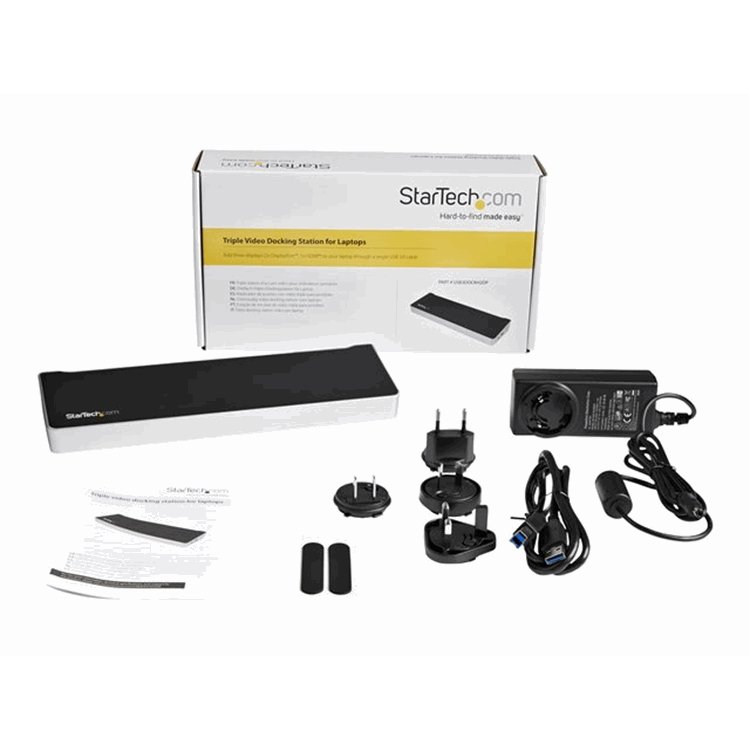 Triple-Video Docking Station for Laptops