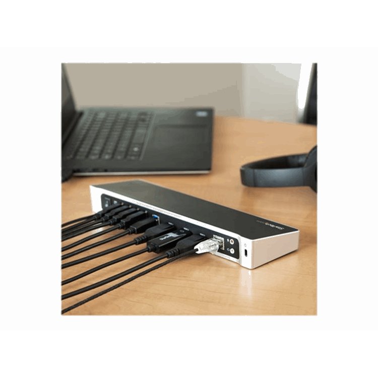 Triple-Video Docking Station for Laptops