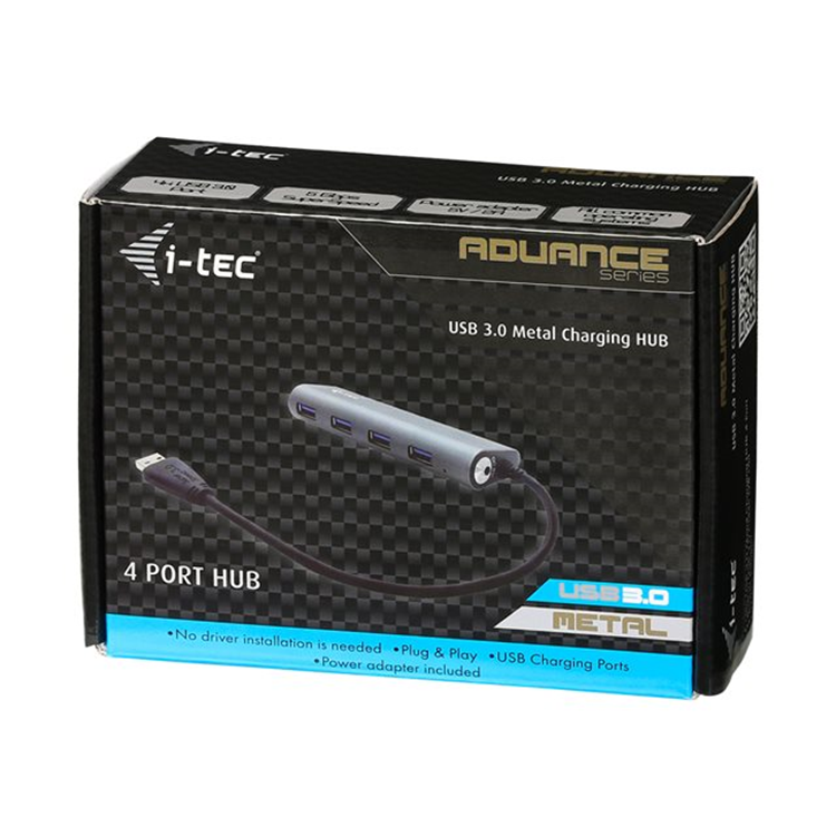 I-TEC Metal Charging HUB 4 Port I-TEC Metal Charging HUB 4 Port