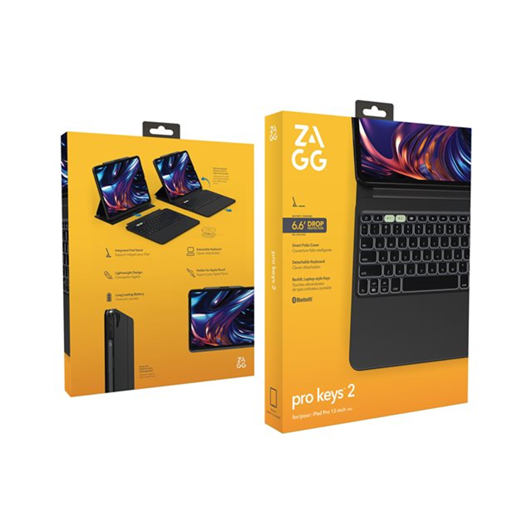 ZAGG KB ProKey 2 iPad Pro 13 M4 Bl Frenc ZAGG KB ProKey 2 iPad Pro 13 M4 Bl Frenc