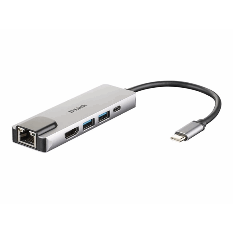5-in-1 USB-C Hub with HDMI/Ethernet andPower Delivery