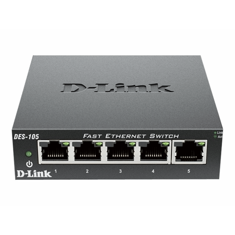 5-port 10/100 Metal Housing Desktop Swit