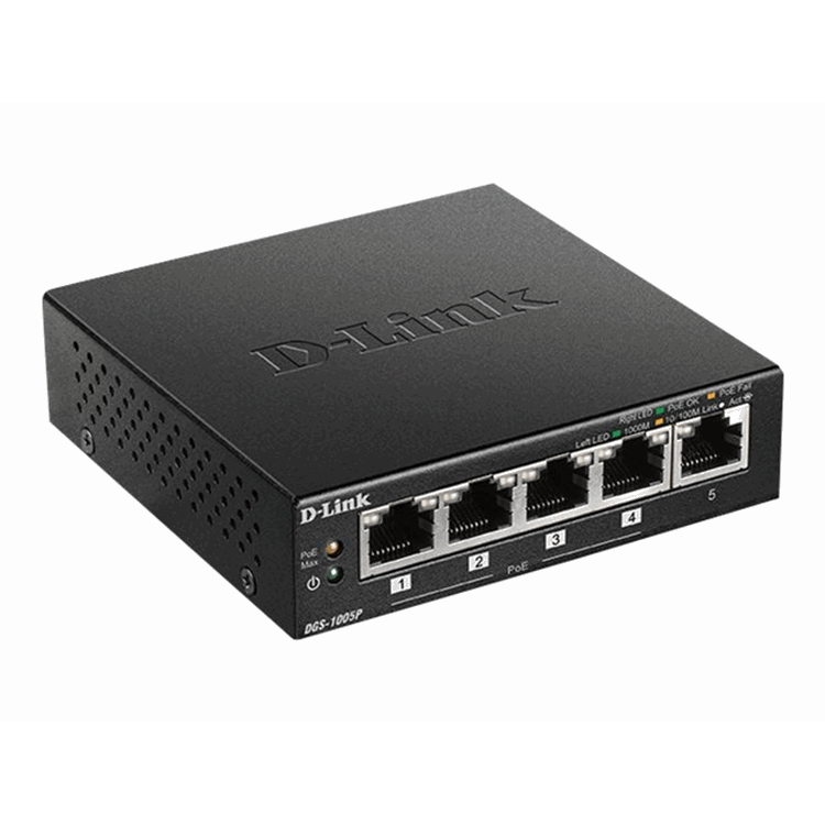 5-Port Desktop Gigabit PoE+ Switch