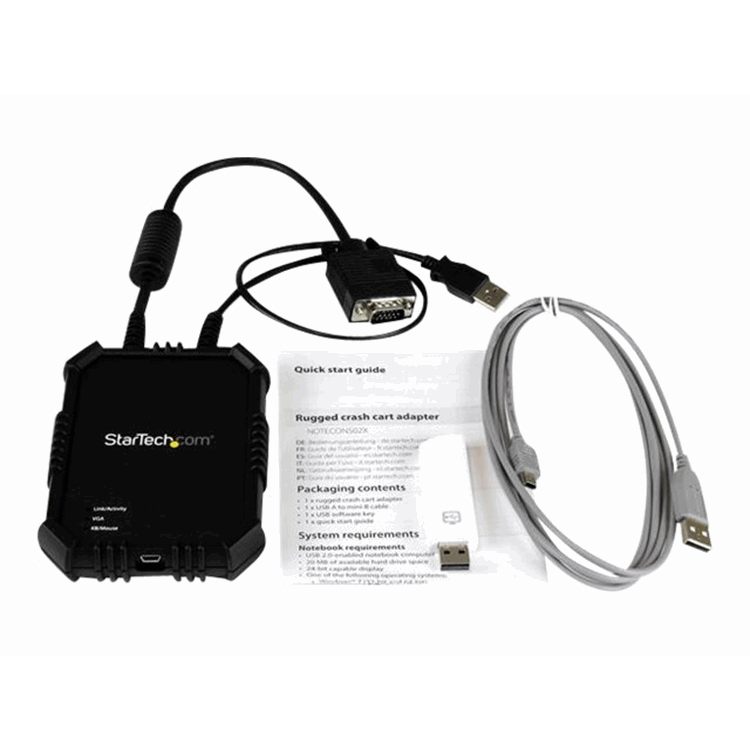 LAPTOP TO SERVER KVM CONSOLE