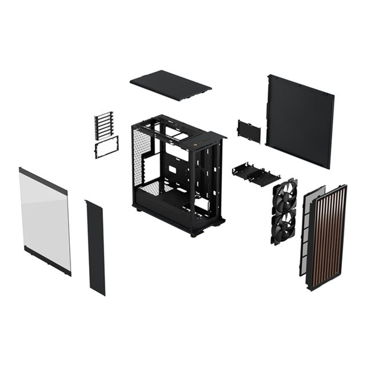 CAS North Charcoal Black TG Dark