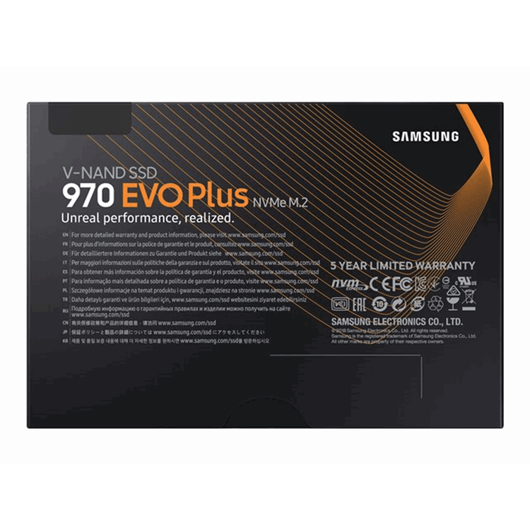 500GB SSD 970 EVO PLUS Series M.2 NVMe