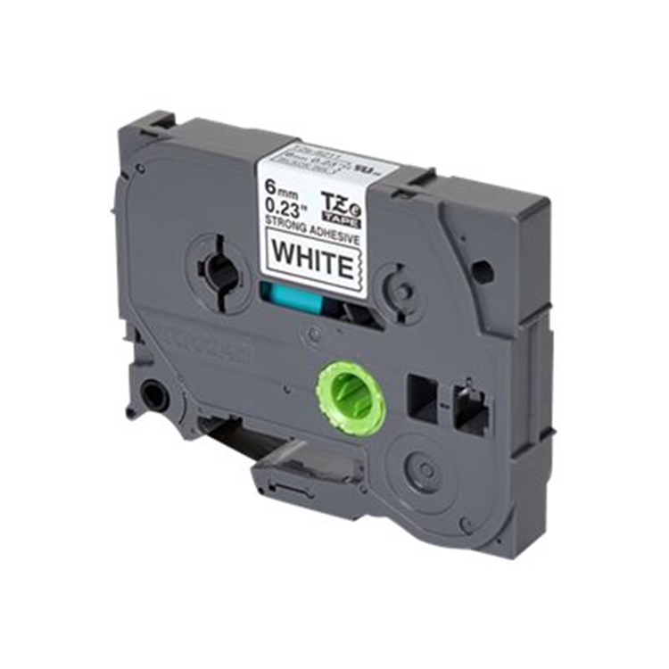 Tape/6mm black on white f P-Touch TZE