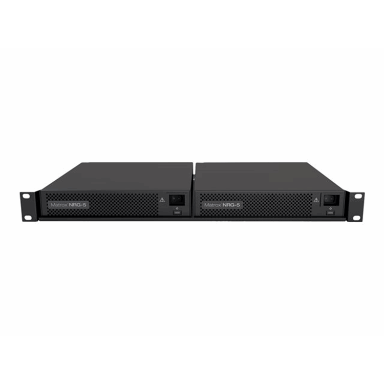 Two (2) NRG redundant power supply unitpreinstalled on a rack tray