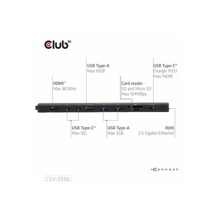 10-1 PORTABLE DOCK USB TYPE-C(R) 10GBPSTO HDMI# 8K30HZ PD3.1 MAX.140WATT 10-1 PORTABLE DOCK USB TYPE-C(R) 10GBPSTO HDMI# 8K30HZ PD3.1 MAX.140WATT