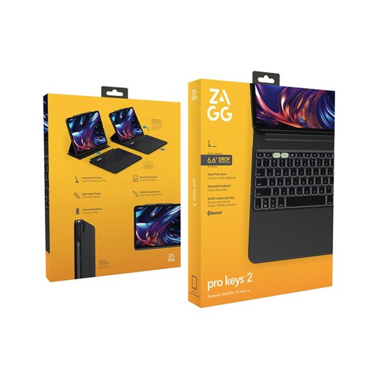 ZAGG KB ProKey 2 iPad Pro 13 M4 Bl UK ZAGG KB ProKey 2 iPad Pro 13 M4 Bl UK