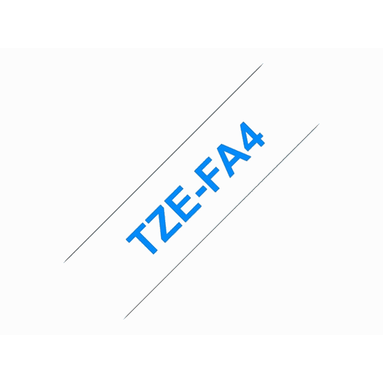 TZE-FA4 - 18 mm Fabric Blue/White TZE-FA4 - 18 mm Fabric Blue/White