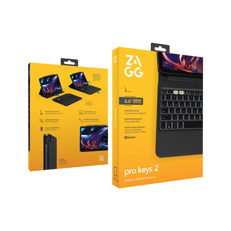 ZAGG KB ProKey 2 iPad Pro 11 M4 Bl Frenc ZAGG KB ProKey 2 iPad Pro 11 M4 Bl Frenc