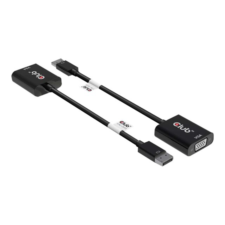 DISPLAY PORT 1.1A MALE TO VGA FEMALE ACTIVE ADAPTER BLACK