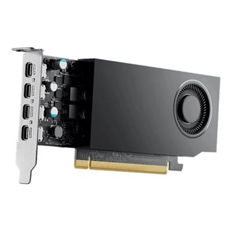 Dell NVIDIA RTX A1000 8 GB GDDR6 half height PCIe 4.0x8 4 mDP Graphics Card Dell NVIDIA RTX A1000 8 GB GDDR6 half height PCIe 4.0x8 4 mDP Graphics Card