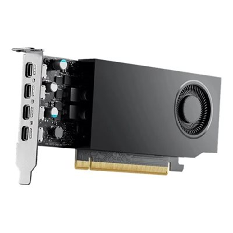 Dell NVIDIA RTX A1000 8 GB GDDR6 half height PCIe 4.0x8 4 mDP Graphics Card Dell NVIDIA RTX A1000 8 GB GDDR6 half height PCIe 4.0x8 4 mDP Graphics Card