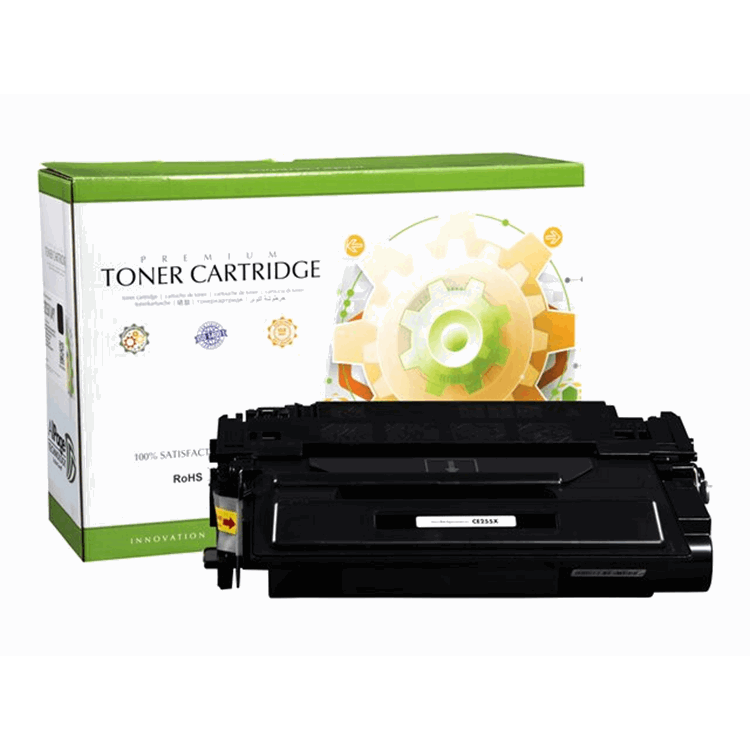 STATIC cartr HP CE255X blk HC comp 12.5k STATIC cartr HP CE255X blk HC comp 12.5k