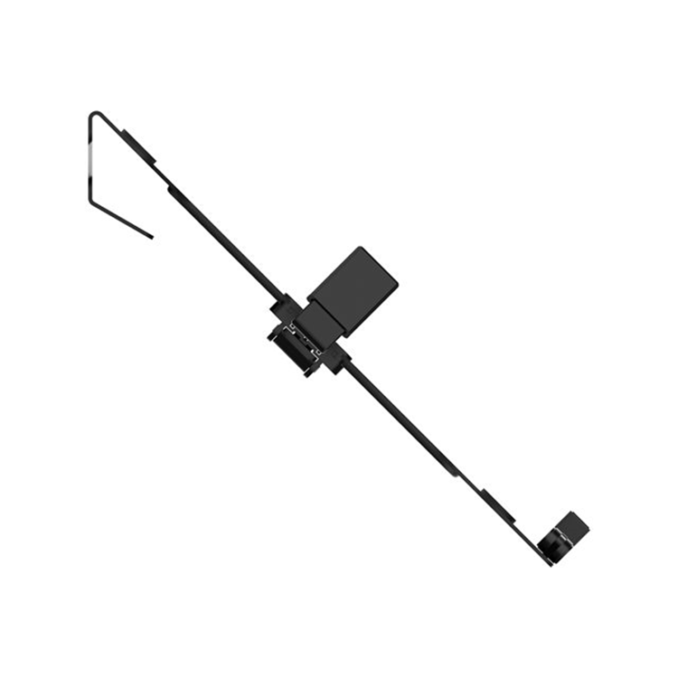 VISION Monitor Desk Post Dual Black VISION Monitor Desk Post Dual Black