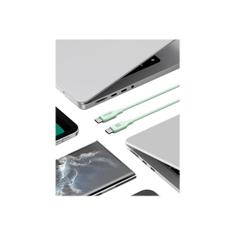 543 USB-C to USB-C Cable (Bio-Based 3ft) B2B - Europe (excluded UK plug) Green Iteration 1 543 USB-C to USB-C Cable (Bio-Based 3ft) B2B - Europe (excluded UK plug) Green Iteration 1