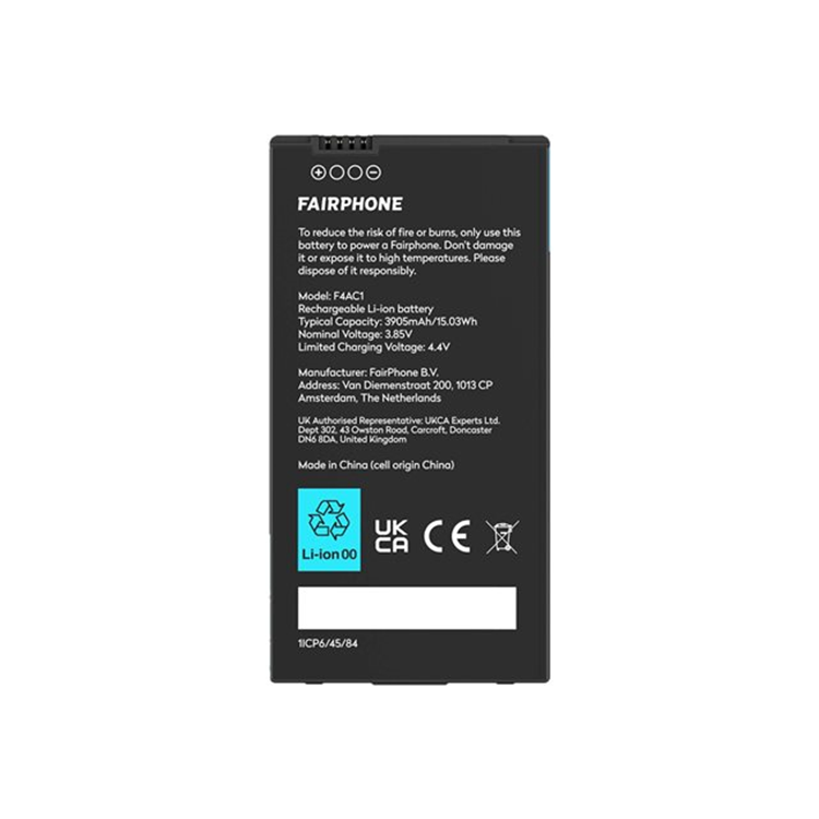 Fairphone FP4 Battery v1 Li-I 3905 Mah