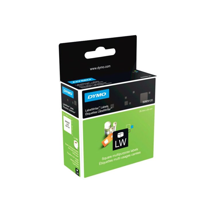 SQUARE MULTIPURPOSE LABELS 25*25MM (1X750) SQUARE MULTIPURPOSE LABELS 25*25MM (1X750)