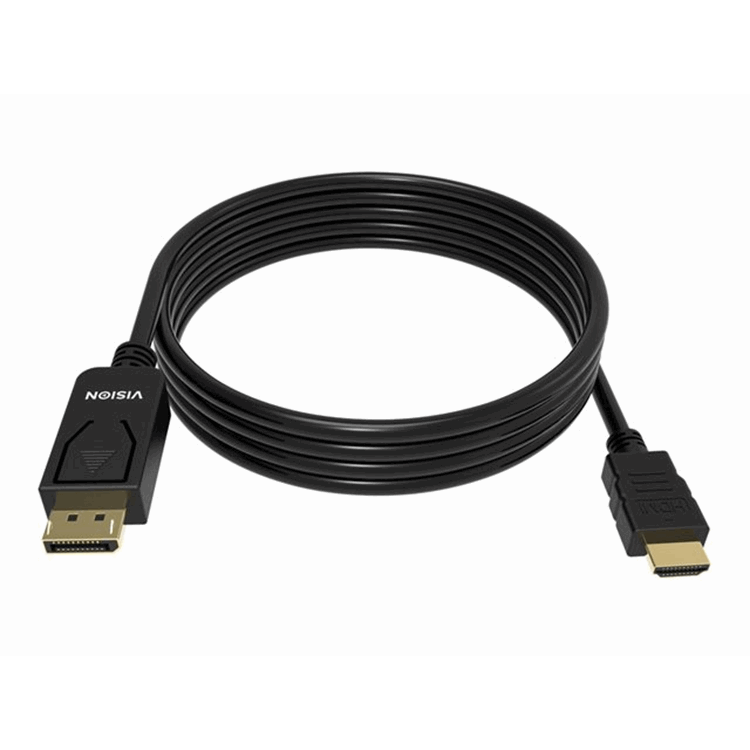 VISION 1m Black DP to HDMI cable VISION 1m Black DP to HDMI cable
