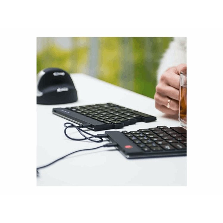 Split Break Keyboard UK black