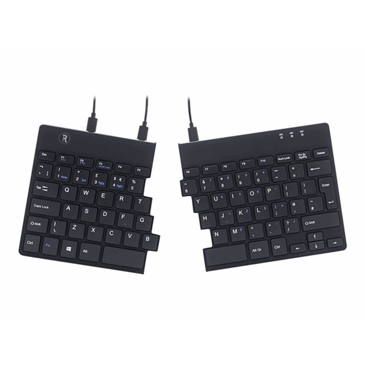 Split Break Keyboard UK black