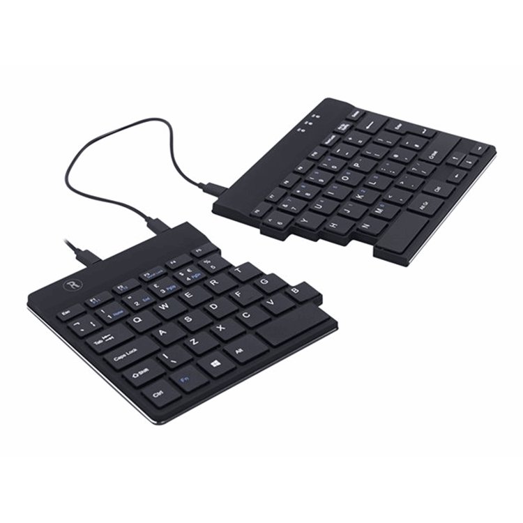 Split Break Keyboard UK black