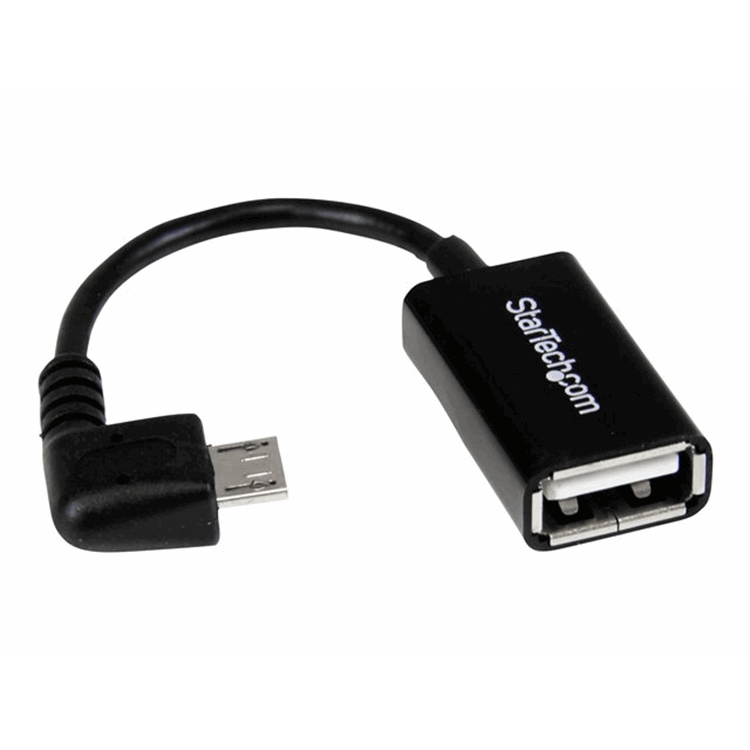 5in Right Angle Micro USB OTG Adapter 5in Right Angle Micro USB OTG Adapter