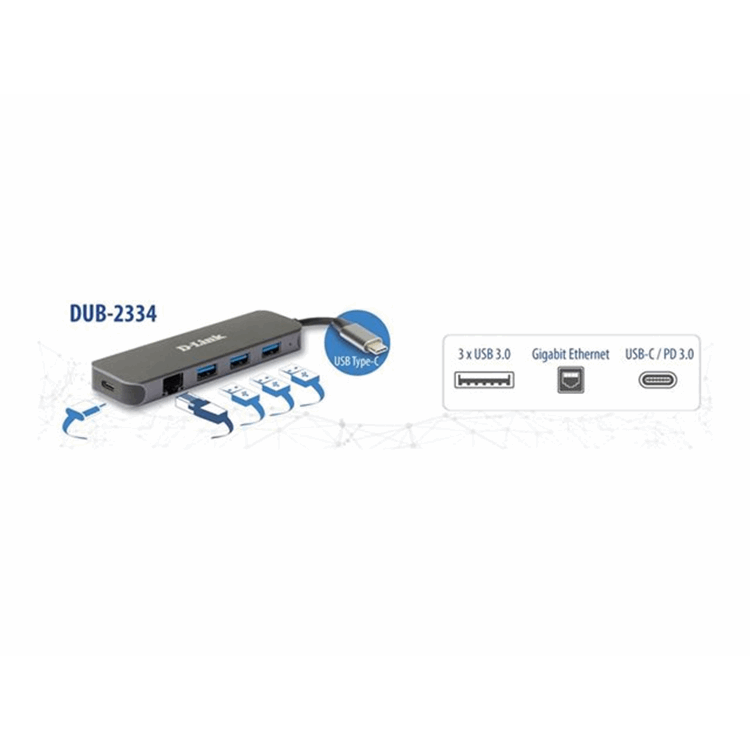 5in1 USB-C Gb Ethernet/Power Delivery