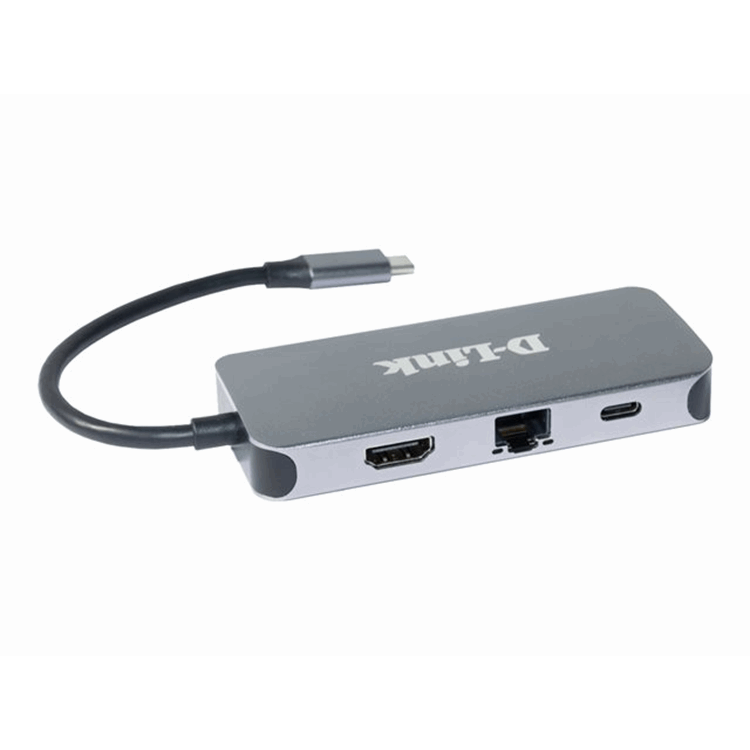 6-in1 USB-C Hub with HDMI/Gb Ethernet
