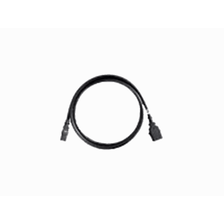 6 locking cables 0.5M black IEC C-14/13